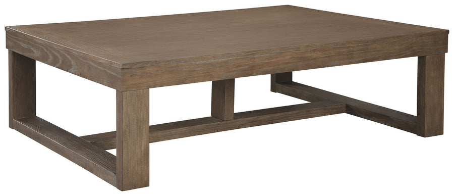 Cariton - Rectangular Cocktail Table - Gray
