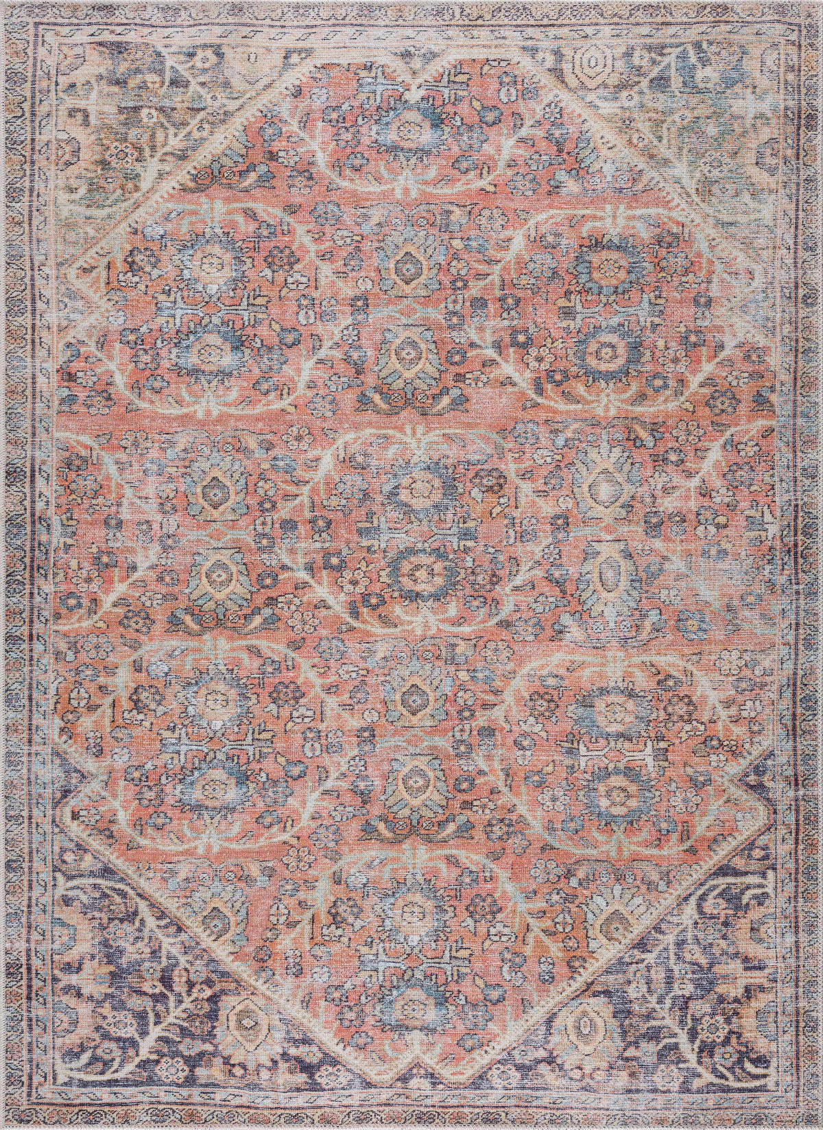 Konstantina Washable Area Rug