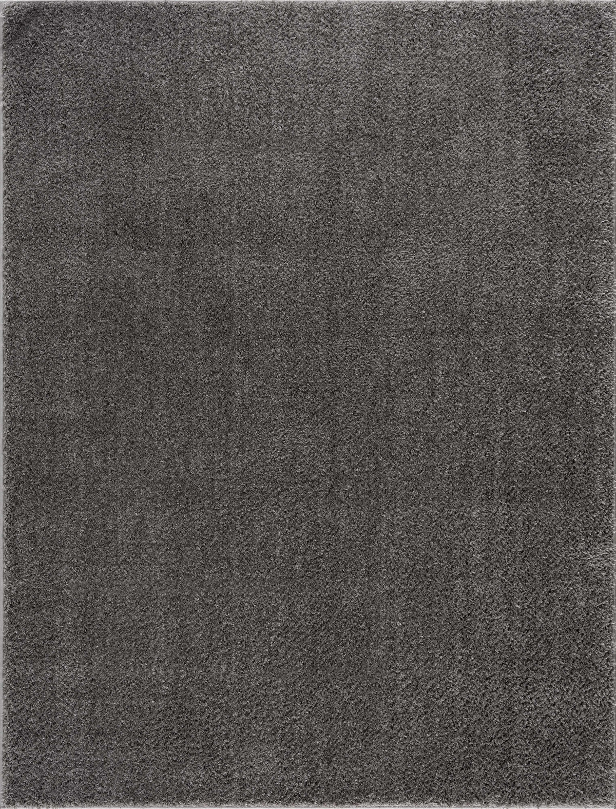 Judy Solid Dark Gray Washable Shag Rug