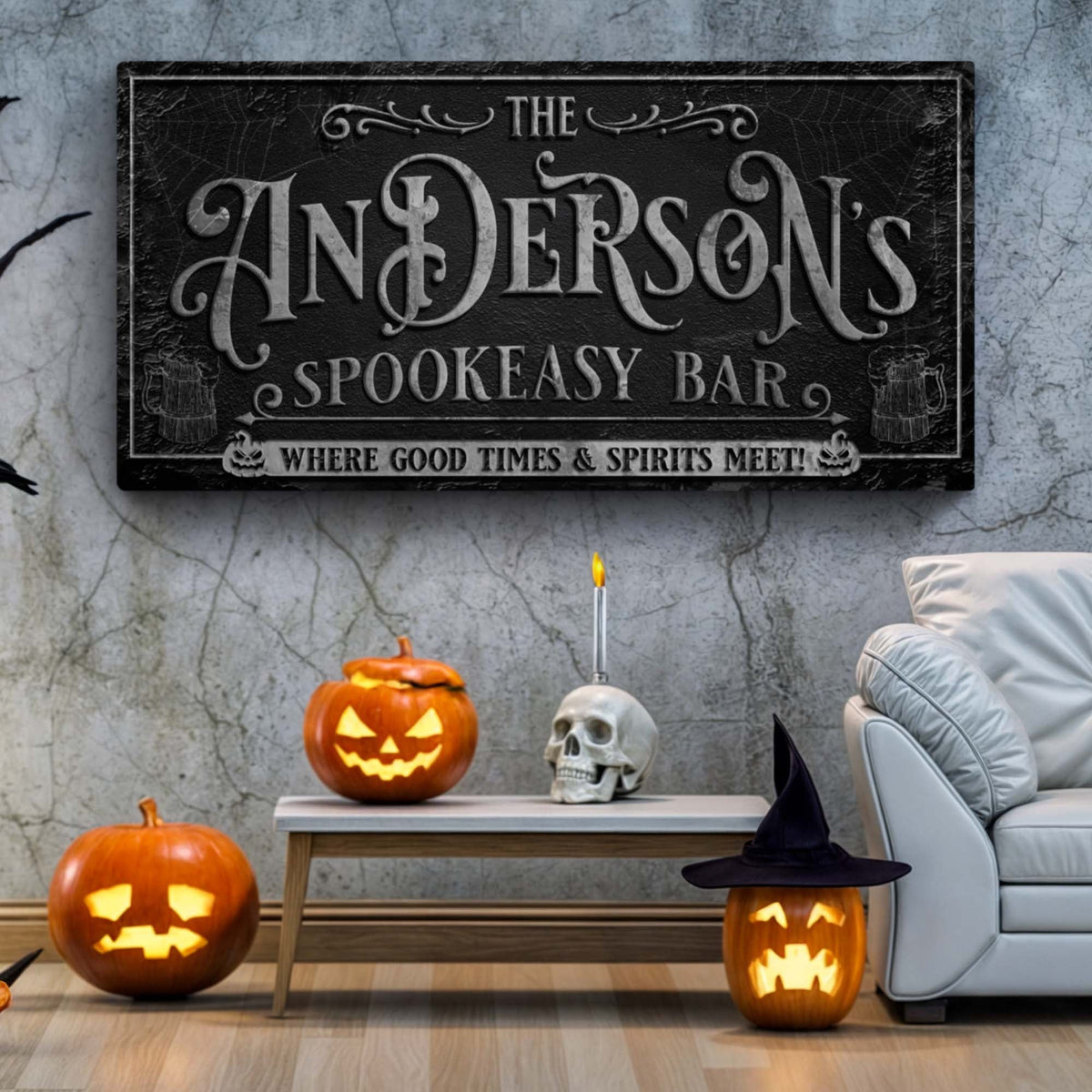 Personalized Spookeasy Bar Sign