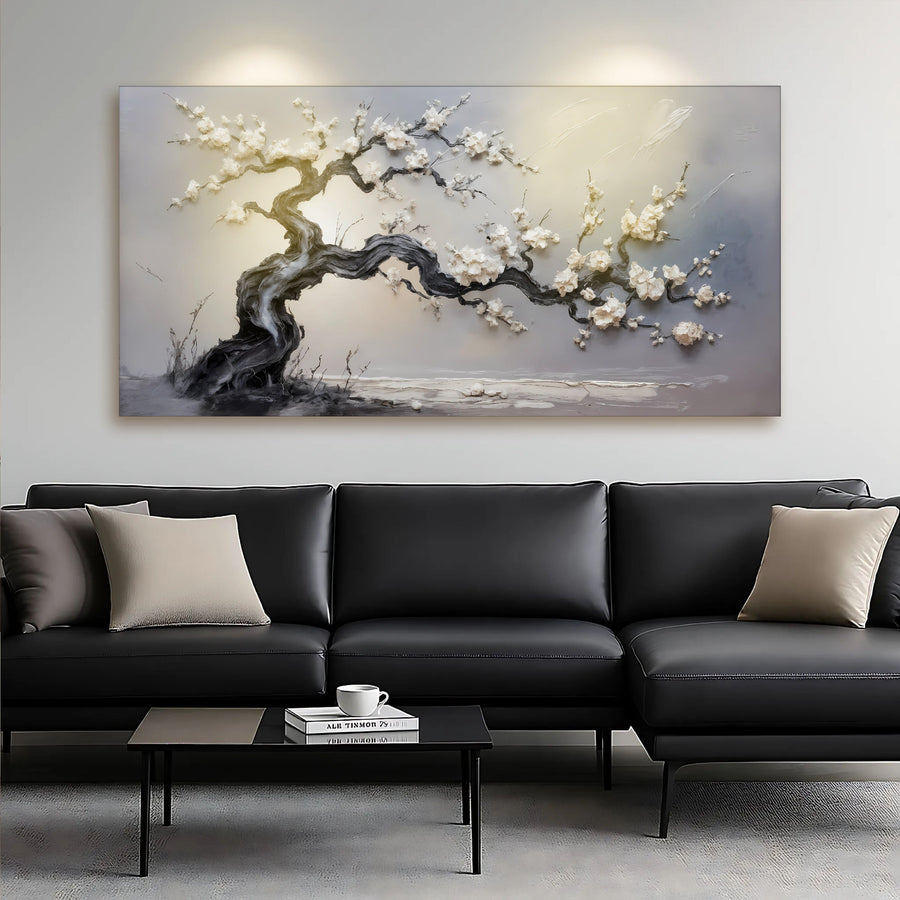 White Blossom Wall Art