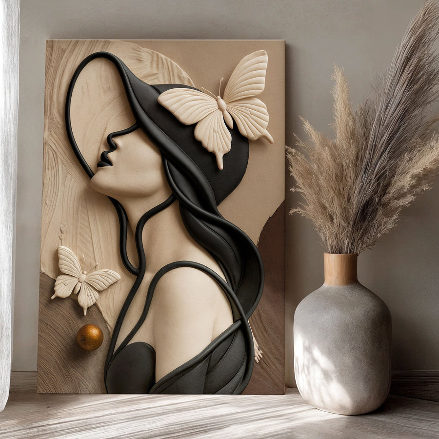Woman's Delicate Lines Wall Art