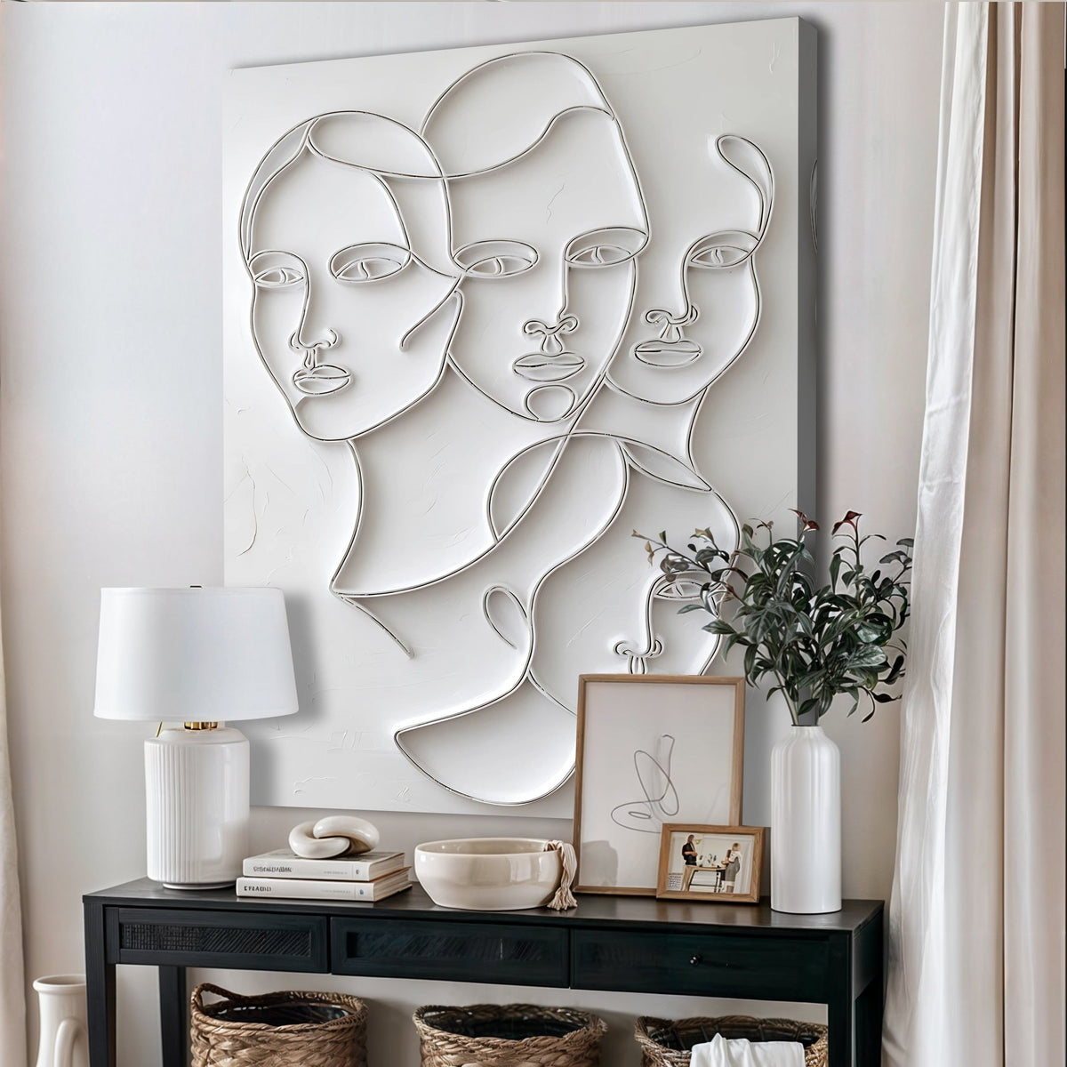 Minimalist Faces Wall Art