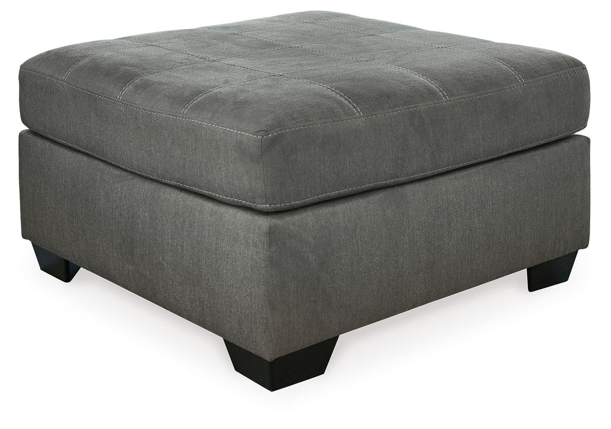 Pitkin - Oversized Accent Ottoman - Slate