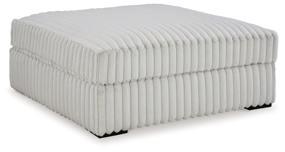 Stupendous - Oversized Accent Ottoman - Alloy