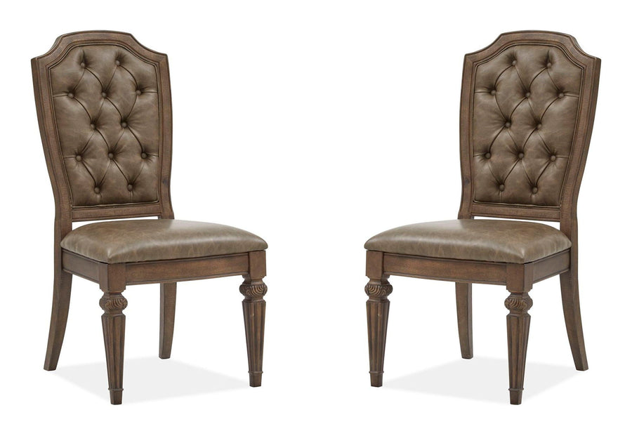 Durango - Wood Dining Side Chair With Upholstered Seat and Back (Set of 2) - Willadeene Brown