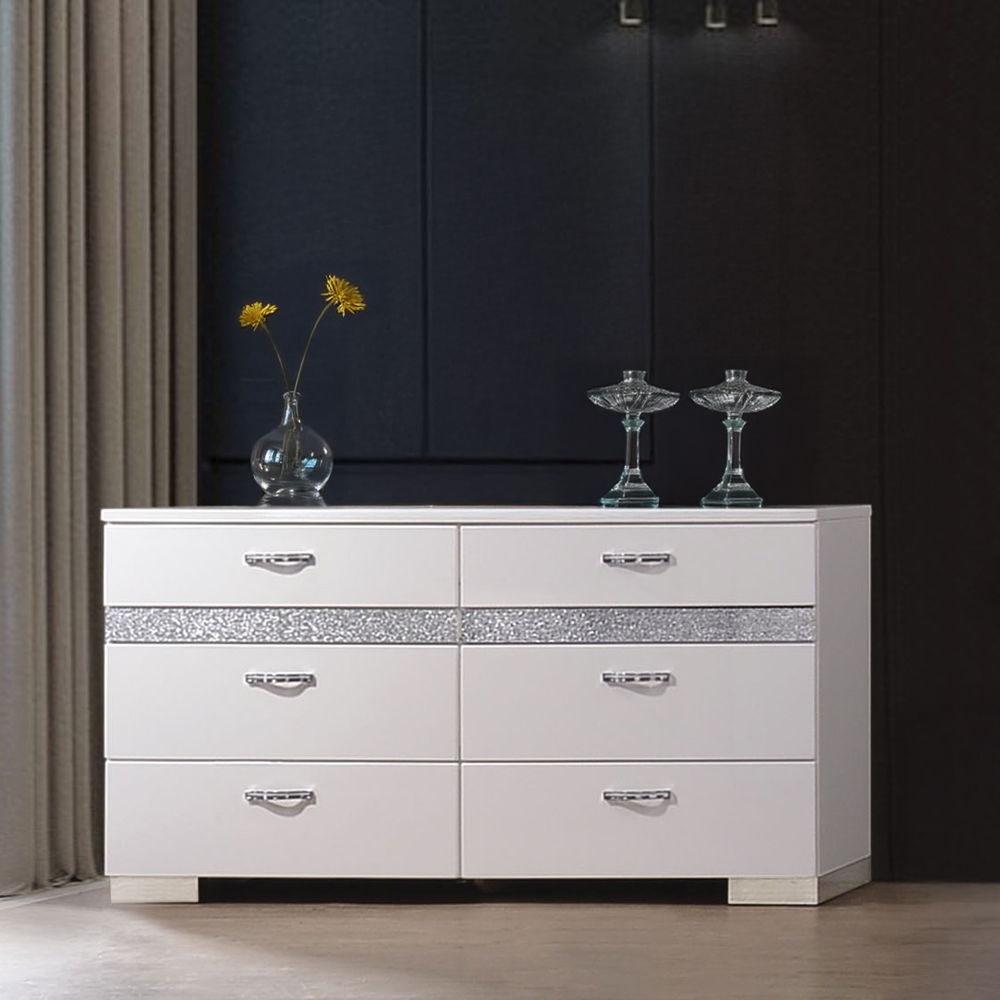 Naima II - Dresser - White High Gloss