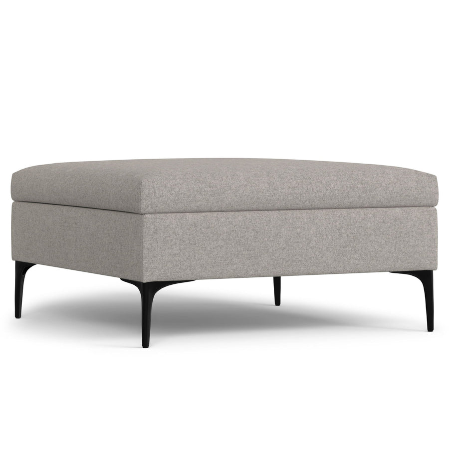 Multifunctional Coffee Table Storage Ottoman with Lift Up Lid - Gray, Dark Gray, Light Brown