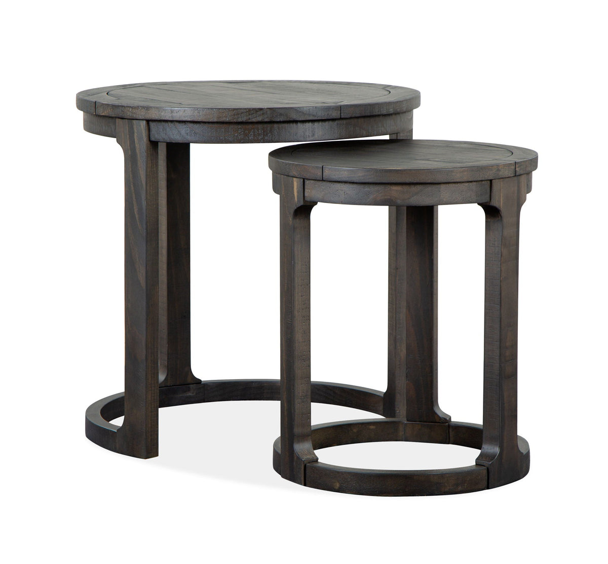Boswell - Round Nesting (Set of 2) - Peppercorn