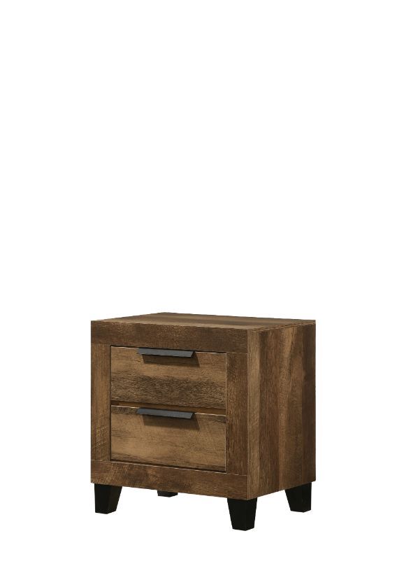 Morales - Nightstand - Rustic Oak