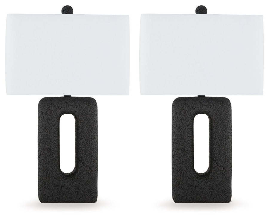 Wimmings - Poly Table Lamp (Set of 2) - Black