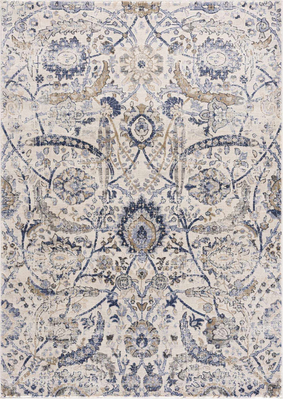 Georgiana Blue & Beige Oushak Rug