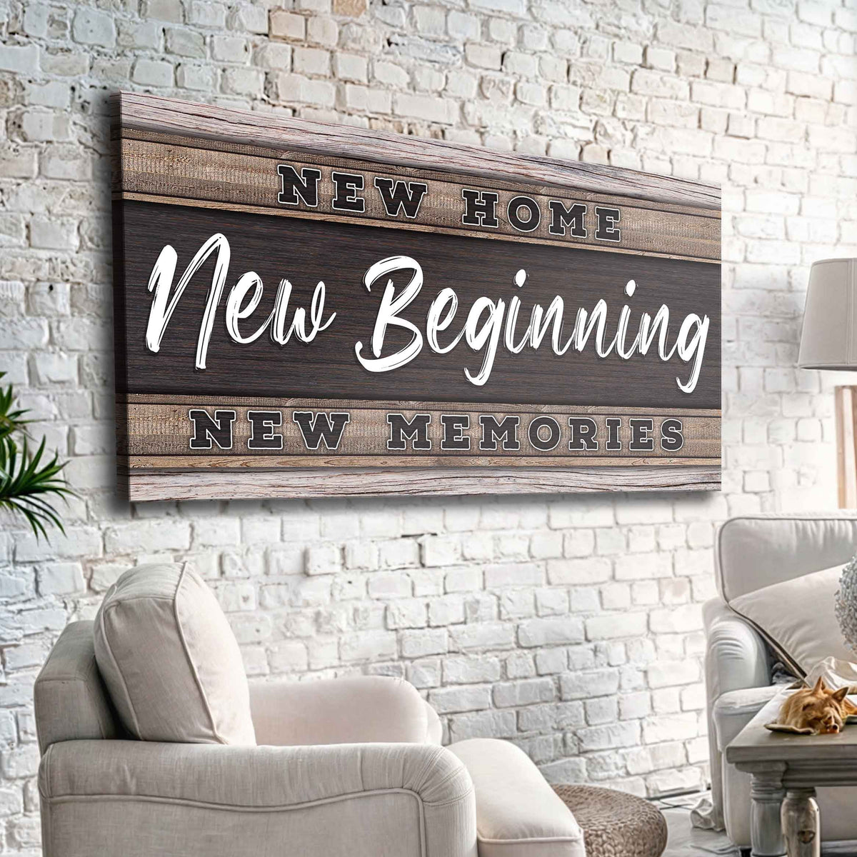 New Home, New Beginning Sign V