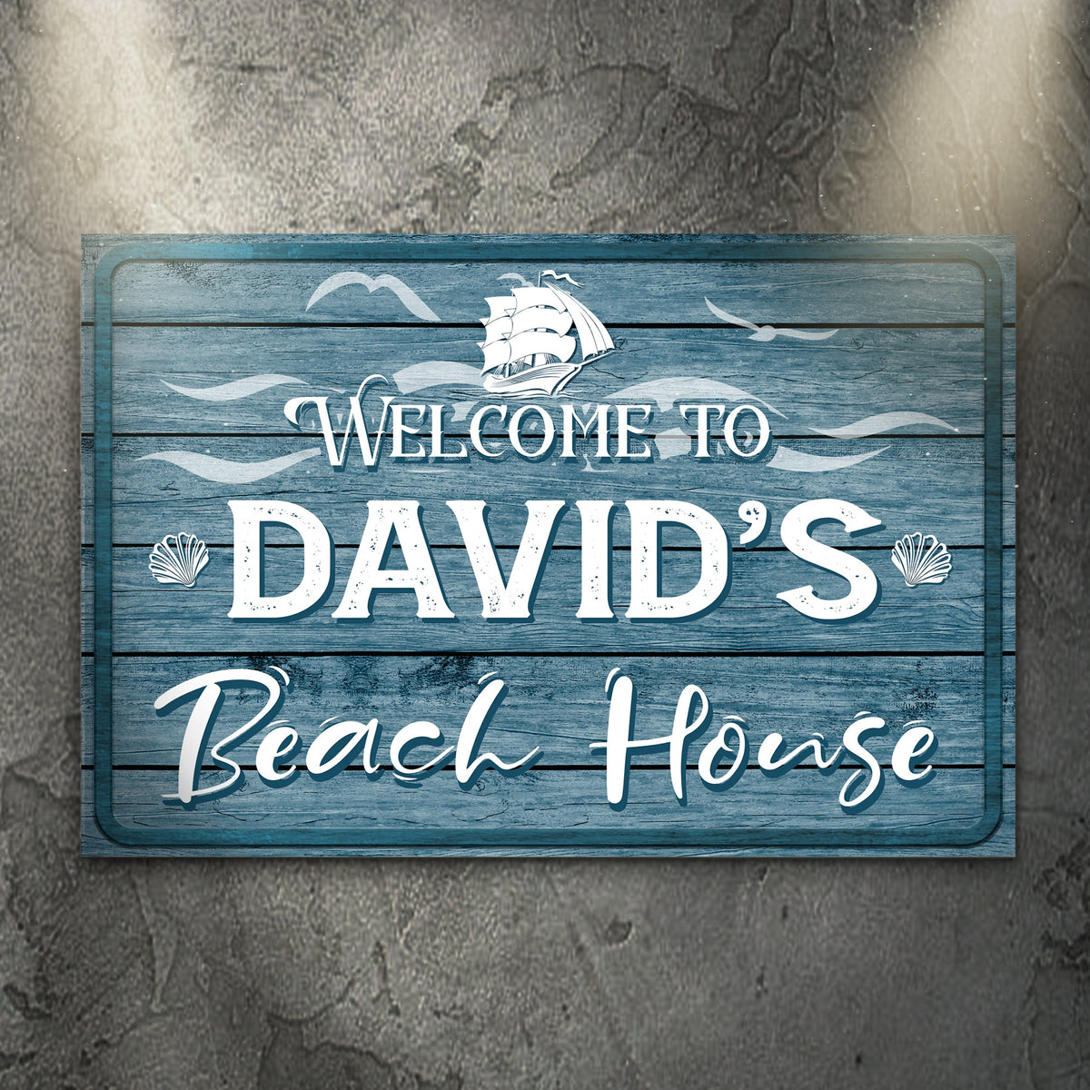 Beach House Welcome Sign