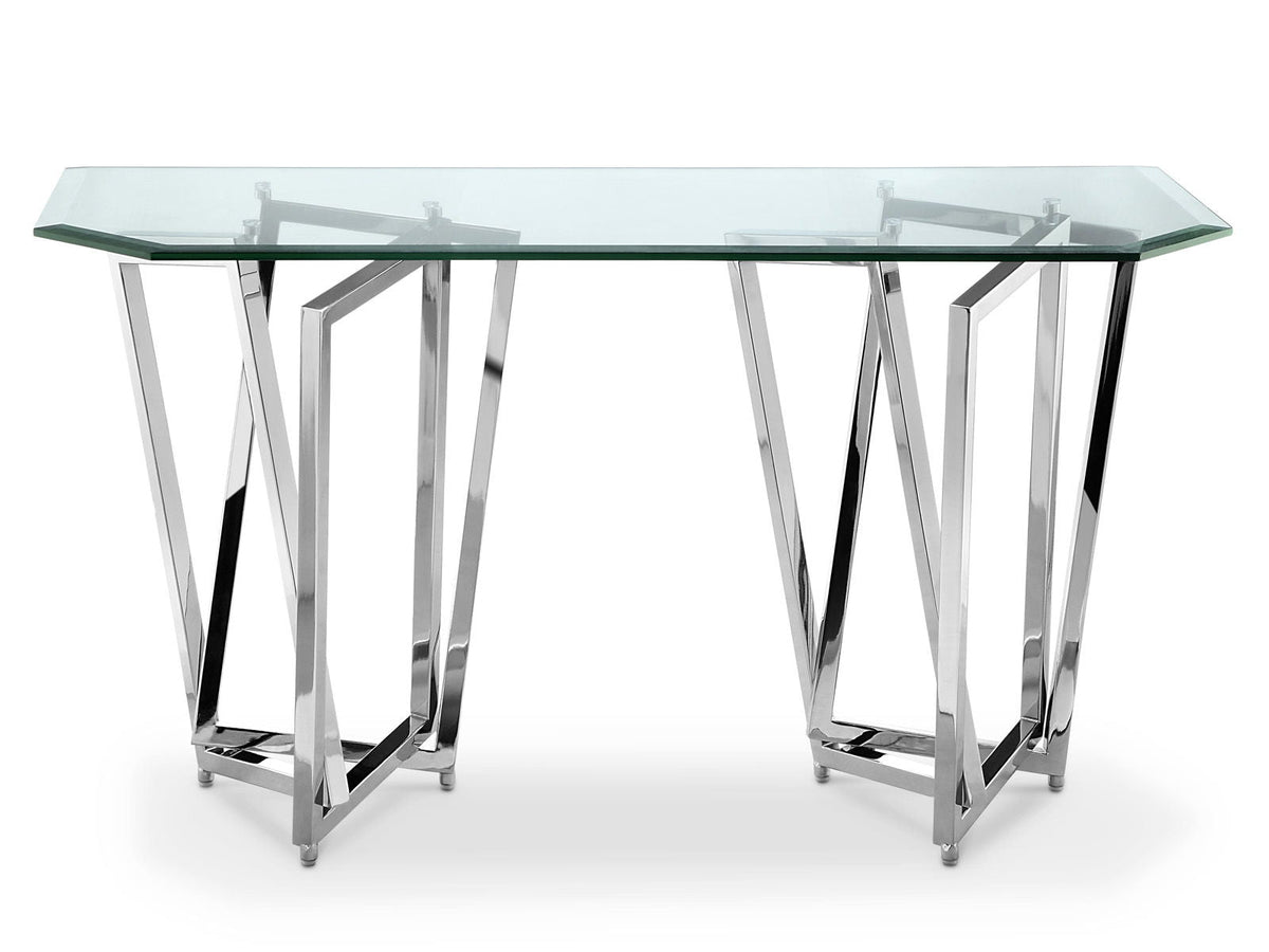 Lenox Square - Rectangular Sofa Table - Chrome