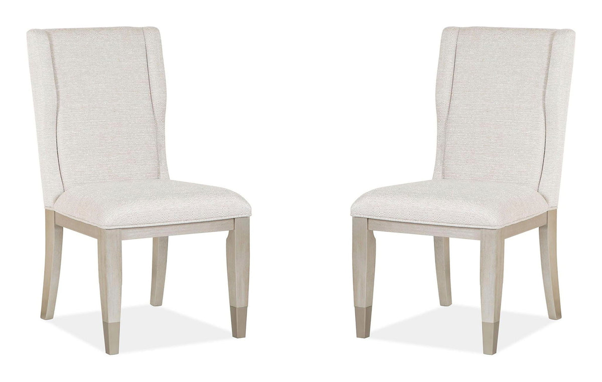 Lenox - Upholstered Host Side Chair (Set of 2) - Acadia White
