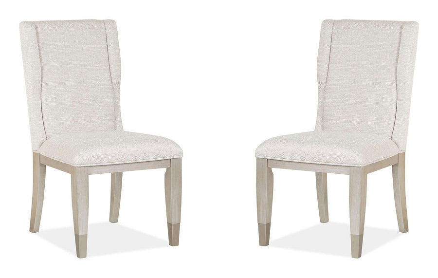 Lenox - Upholstered Host Side Chair (Set of 2) - Acadia White
