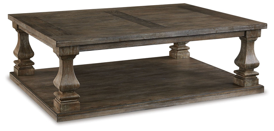 Johnelle - Rectangular Cocktail Table - Gray