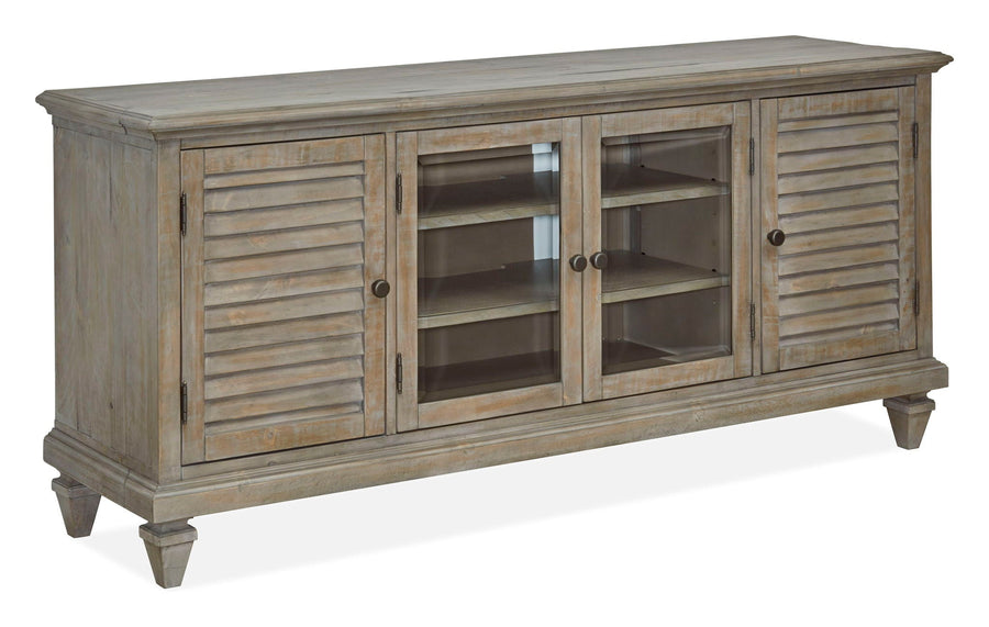 Calistoga - Rustic Entertainment Console - Dovetail Gray