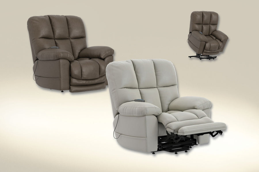 Rivers - Power Lift Lay Flat Recliner With Dual Motor &Amp; Extended Ottoman