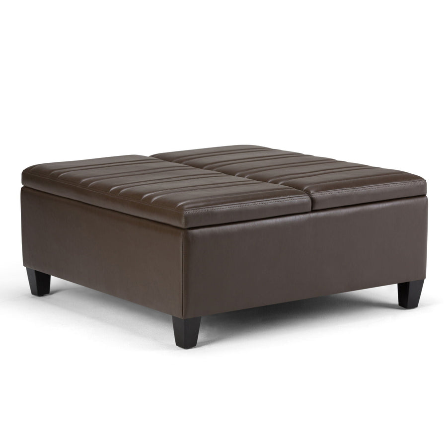 Ellis Coffee Table Storage Ottoman with Lift-Top - Multiple Colors