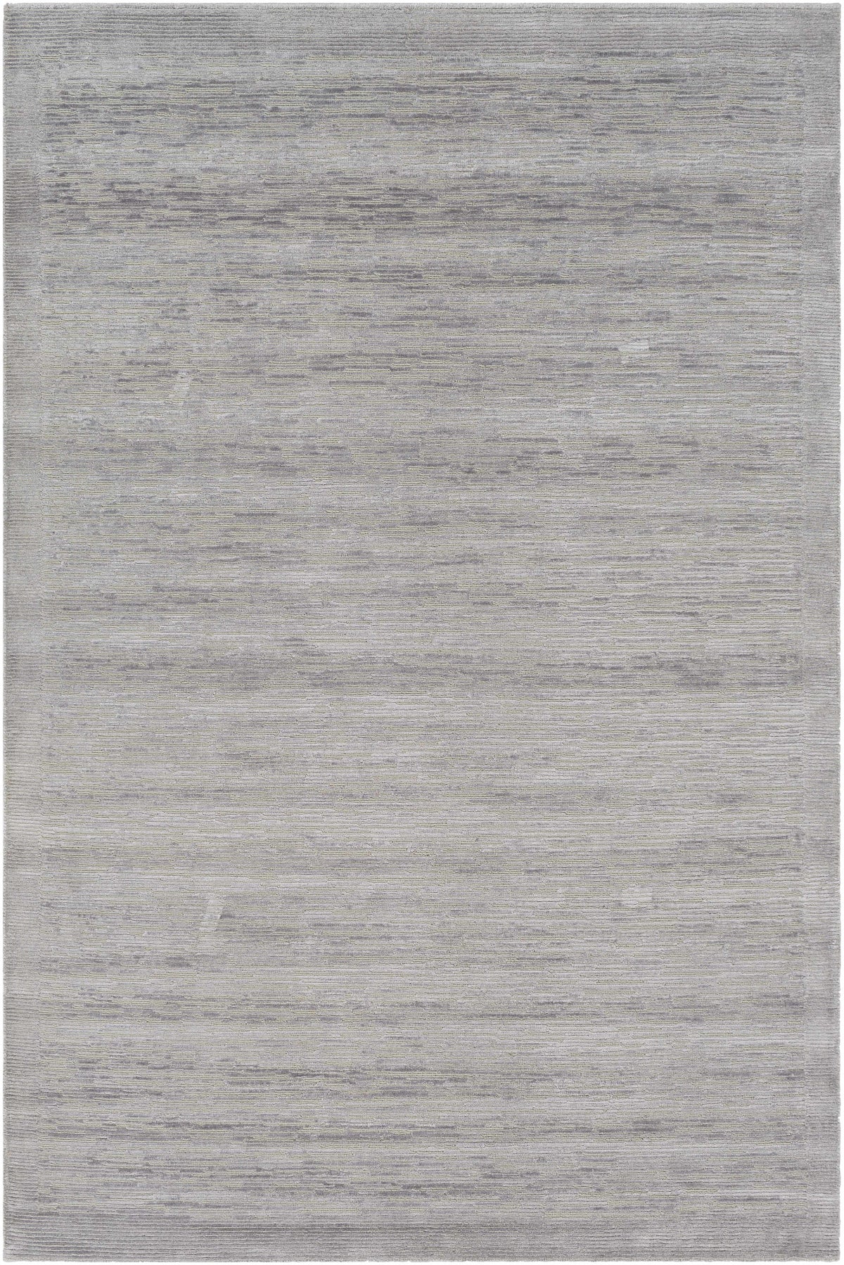 Mardi Silver Premium Wool&Silk Area Rug - Clearance