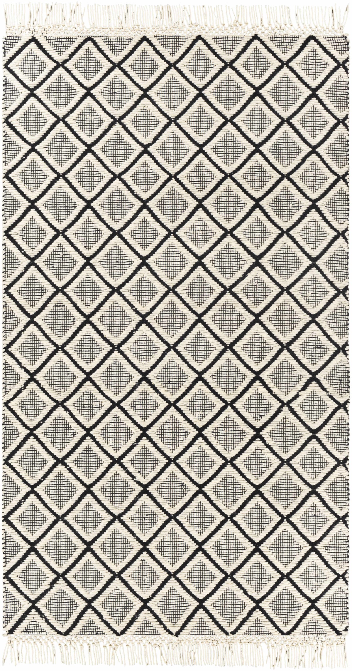 Maria Textured Hand Woven Wool Rug - Clearance