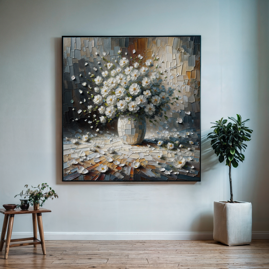 Canvas Print: "Porcelain Bloom"