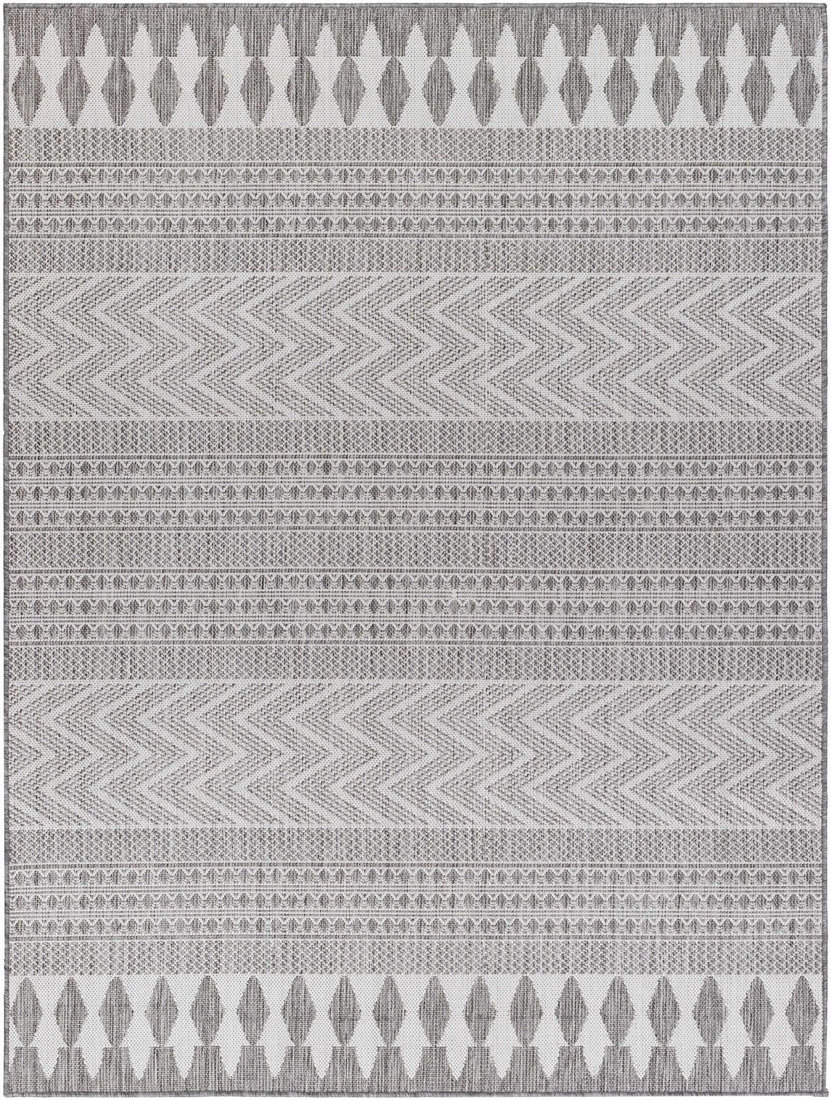Asif Charcoal Outdoor Area Rug - Clearance