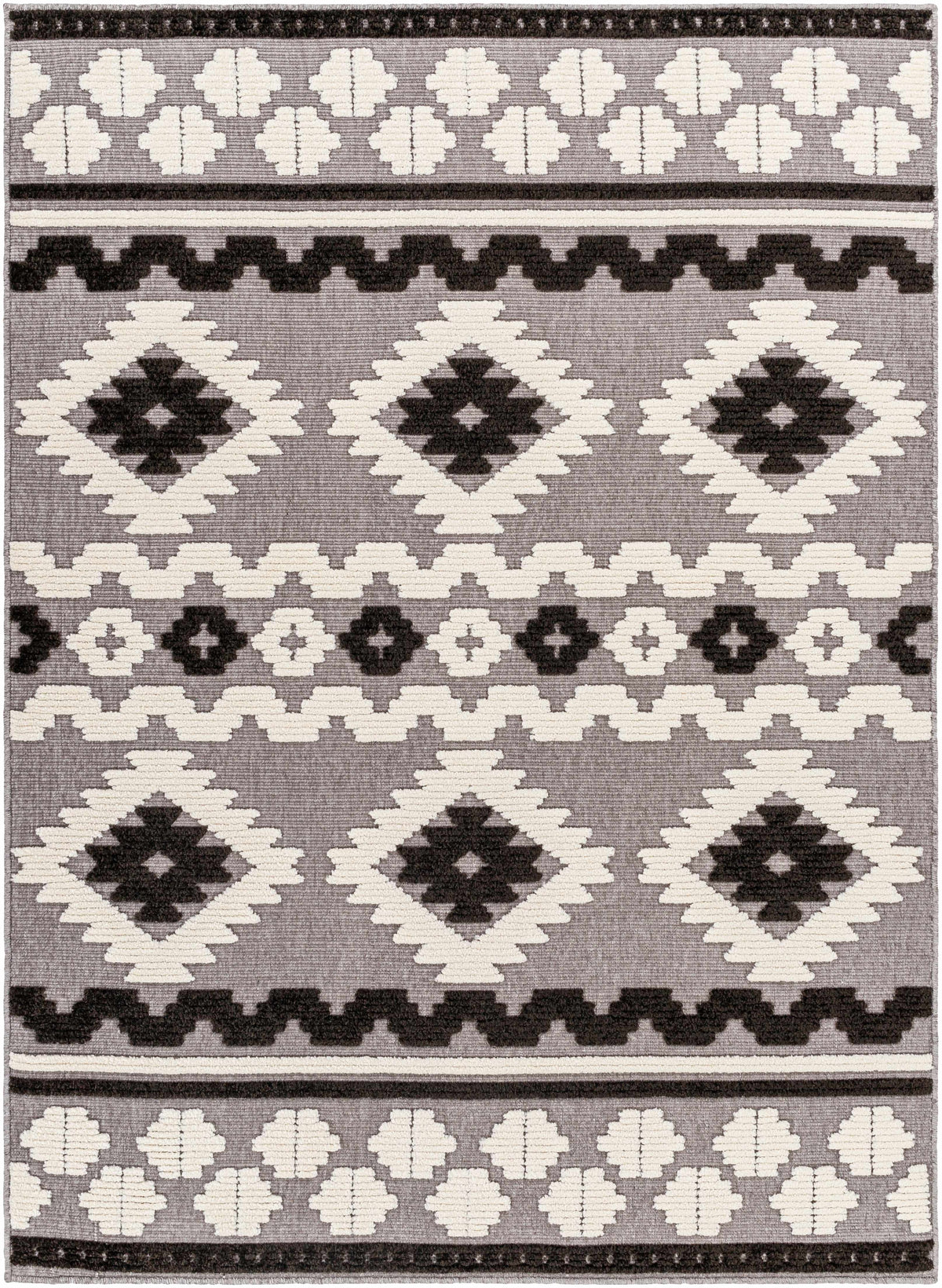 Noki Washable Textured Southwestern Rug - Clearance