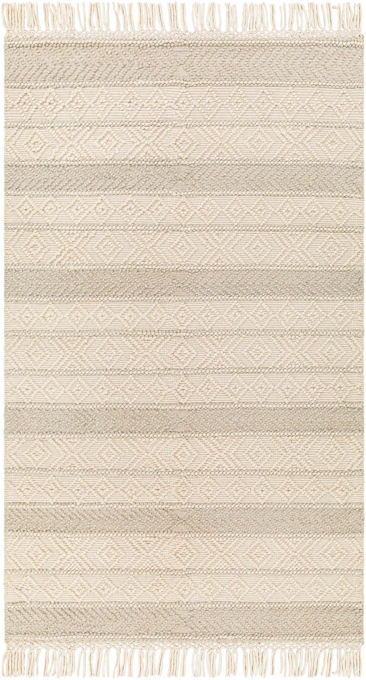 Ummi Wool Rug with Tassels - Clearance