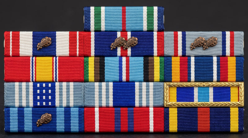 Craig&rsquo;s U.S. Air Force ribbon rack